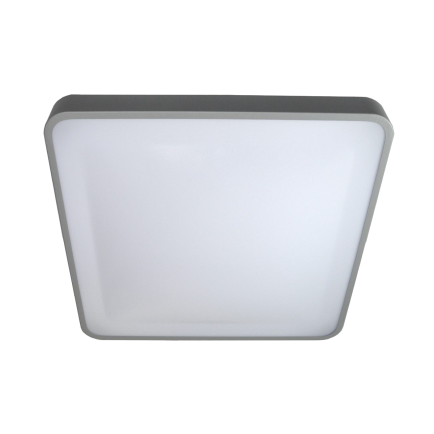 LED loftlampe WILTON LED/24W/230V 37,5x37,5 cm grå
