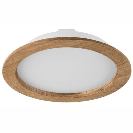 LED indbygningsspot WOODY SPOT LED/23,5W/230V 4000K valnød Ø 23,5 cm