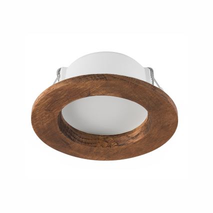 LED Indbygningsspot WOODY SPOT LED/5,5W/230V 4000K kirsebær ? 10 cm