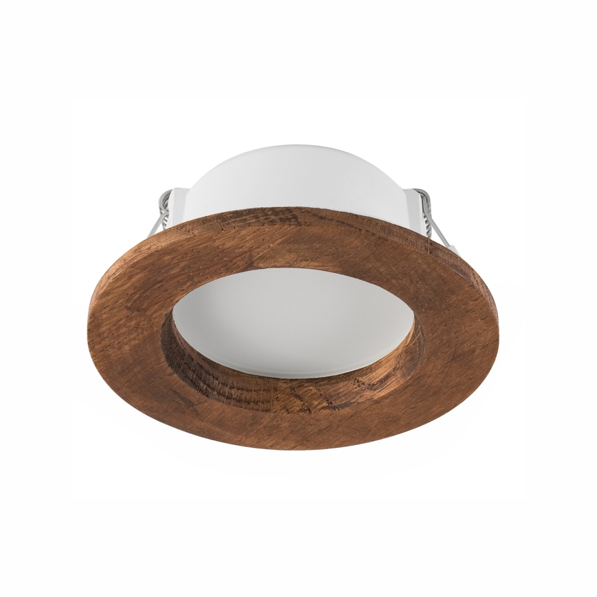 LED Indbygningsspot WOODY SPOT LED/5,5W/230V 4000K kirsebær ? 10 cm