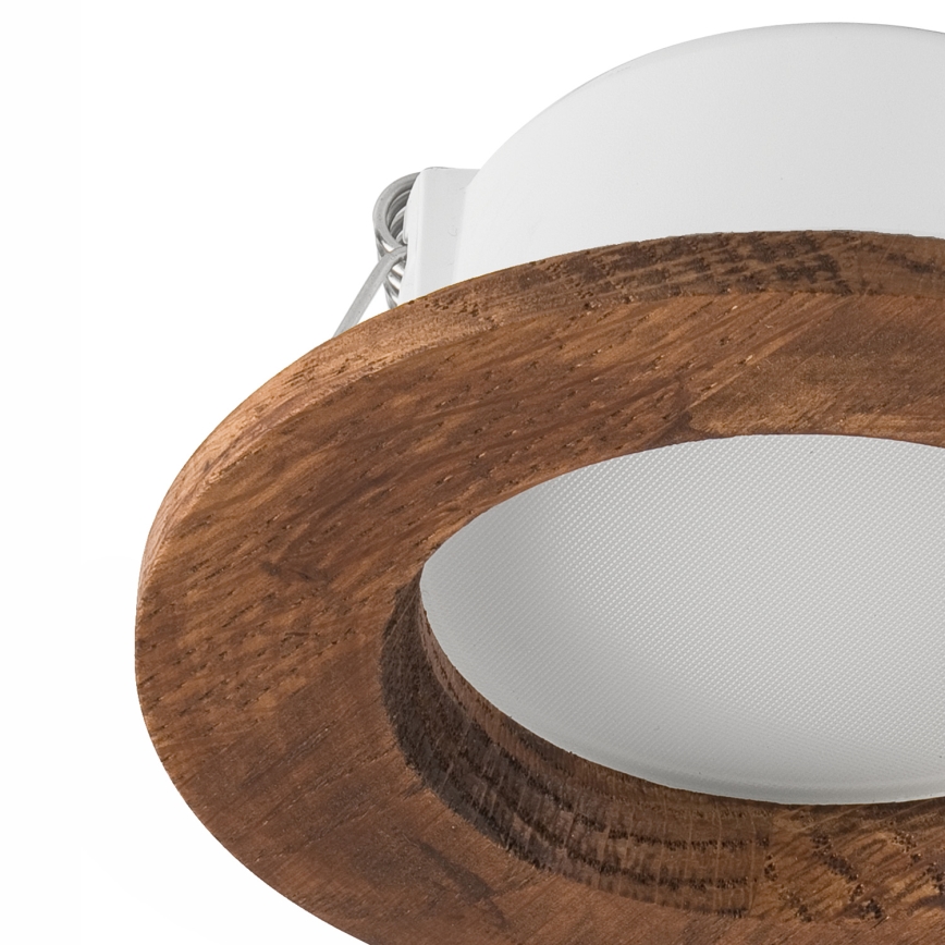 LED Indbygningsspot WOODY SPOT LED/5,5W/230V 4000K kirsebær ? 10 cm