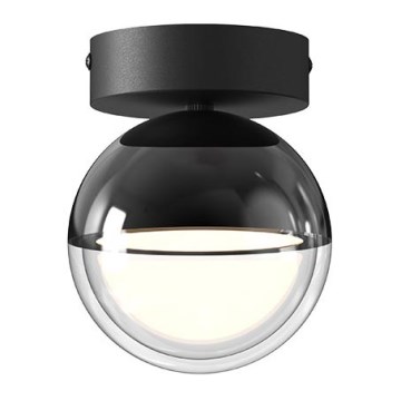 LED loftlampe ZIREA LED/7W/230V Ø 12 cm sort