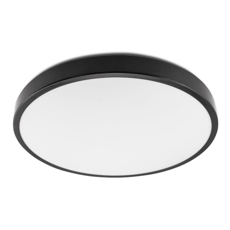 LED loftlampe ZOE LED/24W/230V IP44 sort