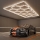 LED-loftsarmatur HEXAGON LED/696W/85-265V 4000K 484x243 cm CRI 90 IP44 hvid