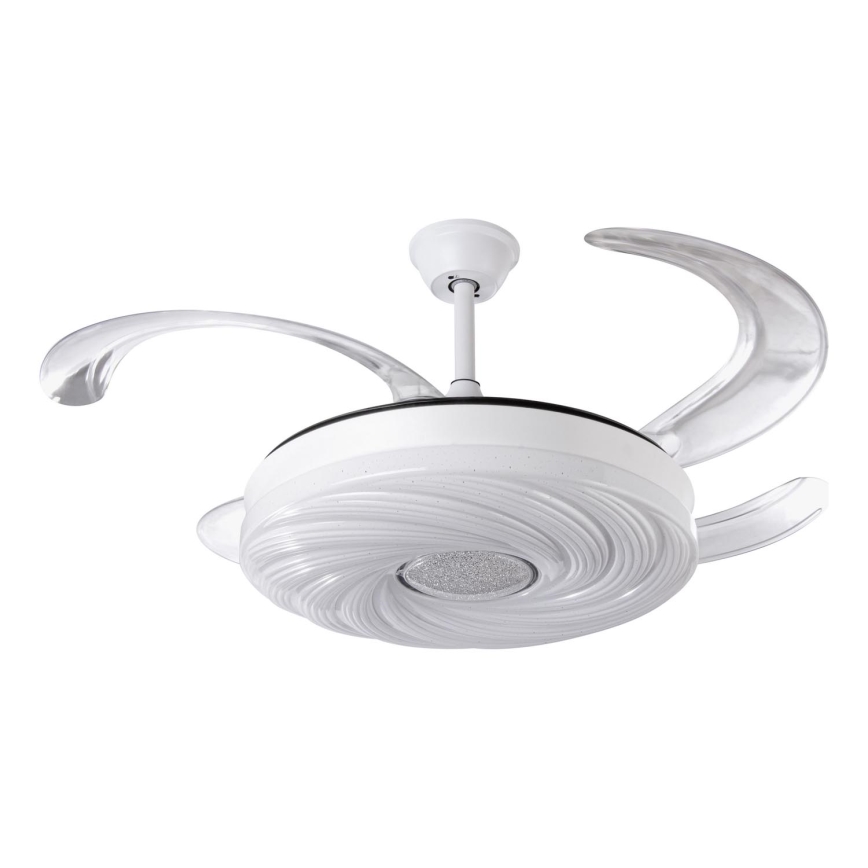 LED loftventilator dæmpbar LED/60W/230V 3000-6000K diameter 50 cm hvid + fjernbetjening