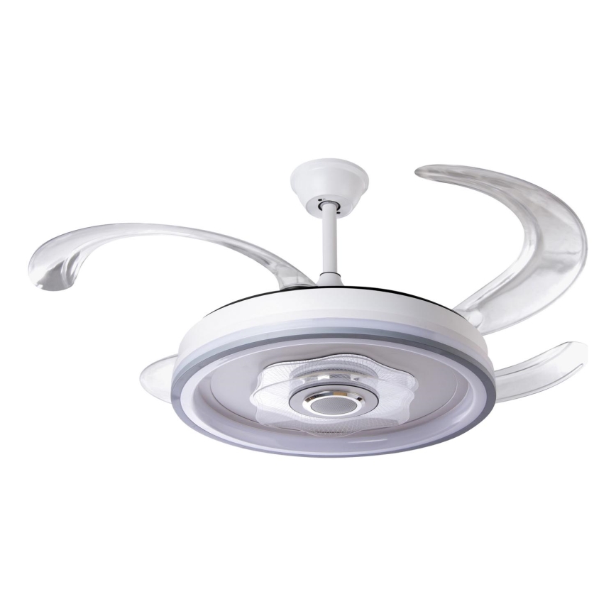 LED loftventilator dæmpbar LED/70W/230V 3000-6000K diameter 50 cm hvid + fjernbetjening