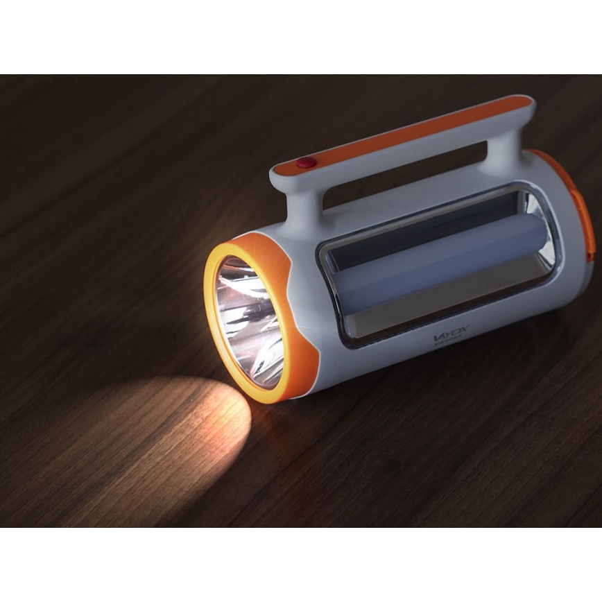 LED lommelygte 2-i-1 med powerbank-funktion dæmpbar og genopladelig LED/5W/230V 3500 mAh