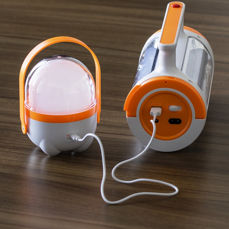 LED lommelygte 2-i-1 med powerbank-funktion dæmpbar og genopladelig LED/5W/230V 3500 mAh