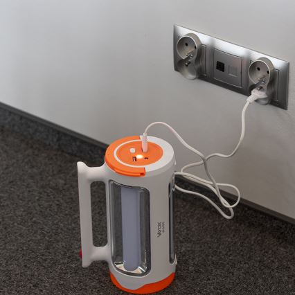 LED lommelygte 2-i-1 med powerbank-funktion dæmpbar og genopladelig LED/5W/230V 3500 mAh