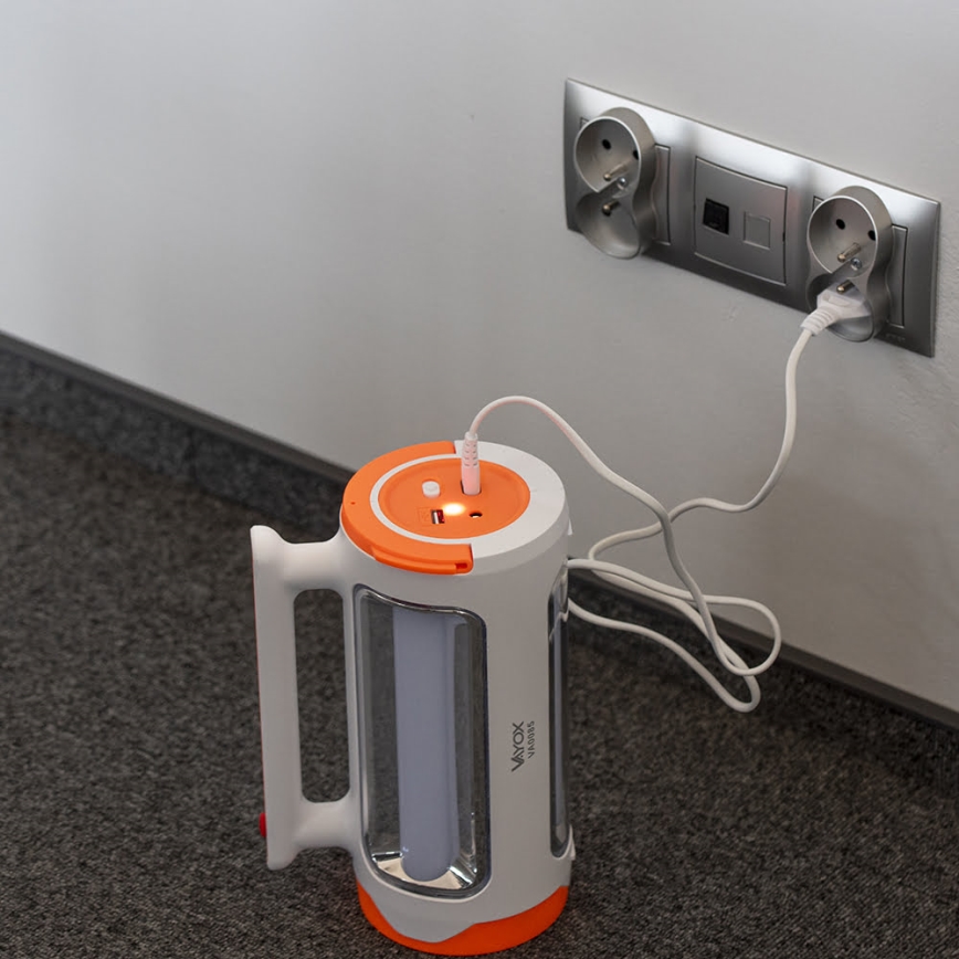 LED lommelygte 2-i-1 med powerbank-funktion dæmpbar og genopladelig LED/5W/230V 3500 mAh
