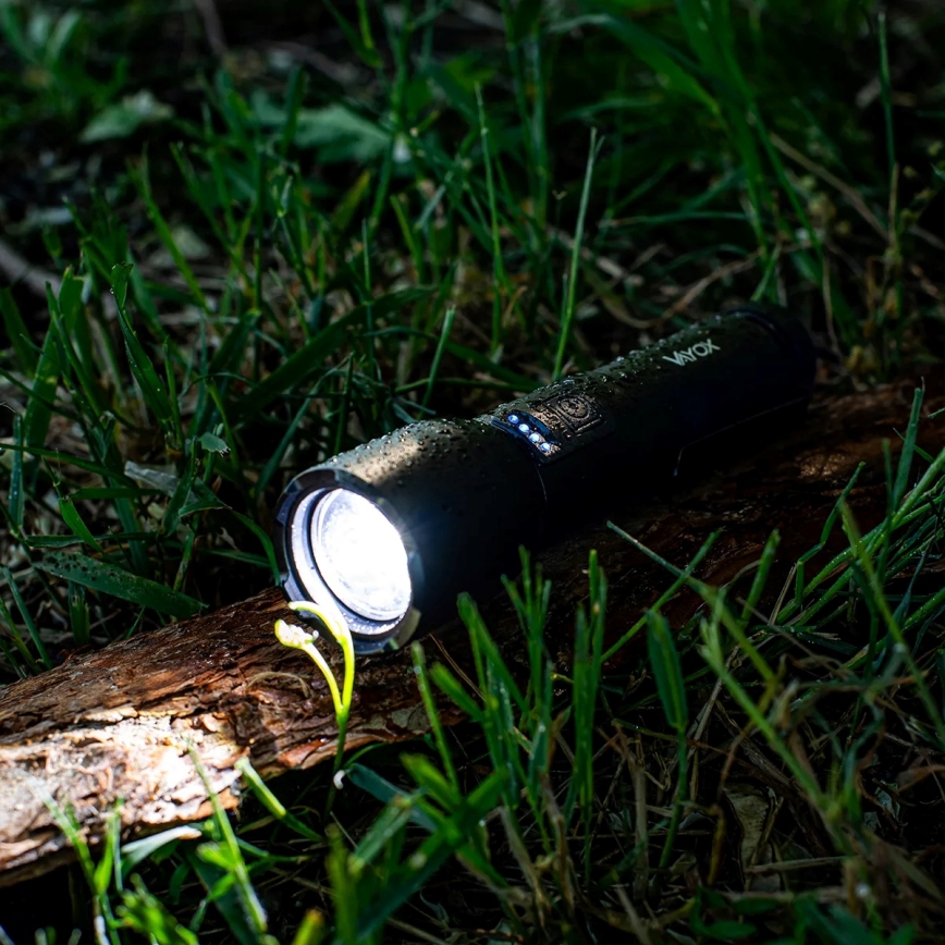 LED lommelygte dæmpbar og genopladelig LED/20W/5V IPX4 800 skinnende 2000 mAh