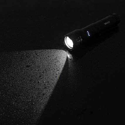 LED lommelygte dæmpbar og genopladelig LED/20W/5V IPX4 800 skinnende 2000 mAh
