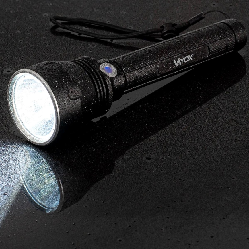 LED lommelygte dæmpbar og genopladelig LED/20W/5V IPX5 1570 skinnende 8400 mAh