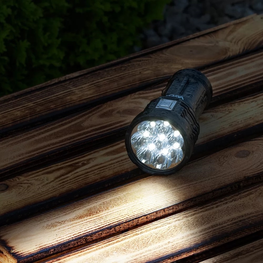 LED lommelygte dæmpbar og genopladelig LED/5V IPX4 600 skinnende 1200 mAh