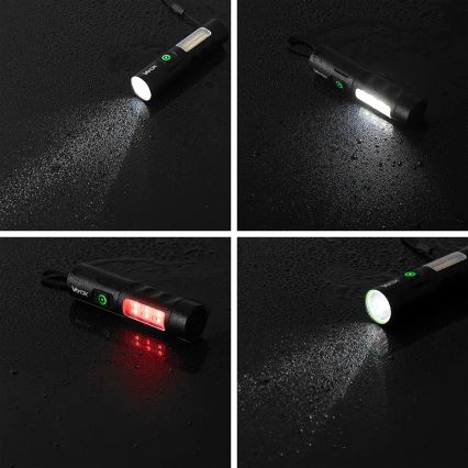 LED lommelygte dæmpbar og genopladelig LED/5W/5V IPX4 250 skinnende 2000 mAh