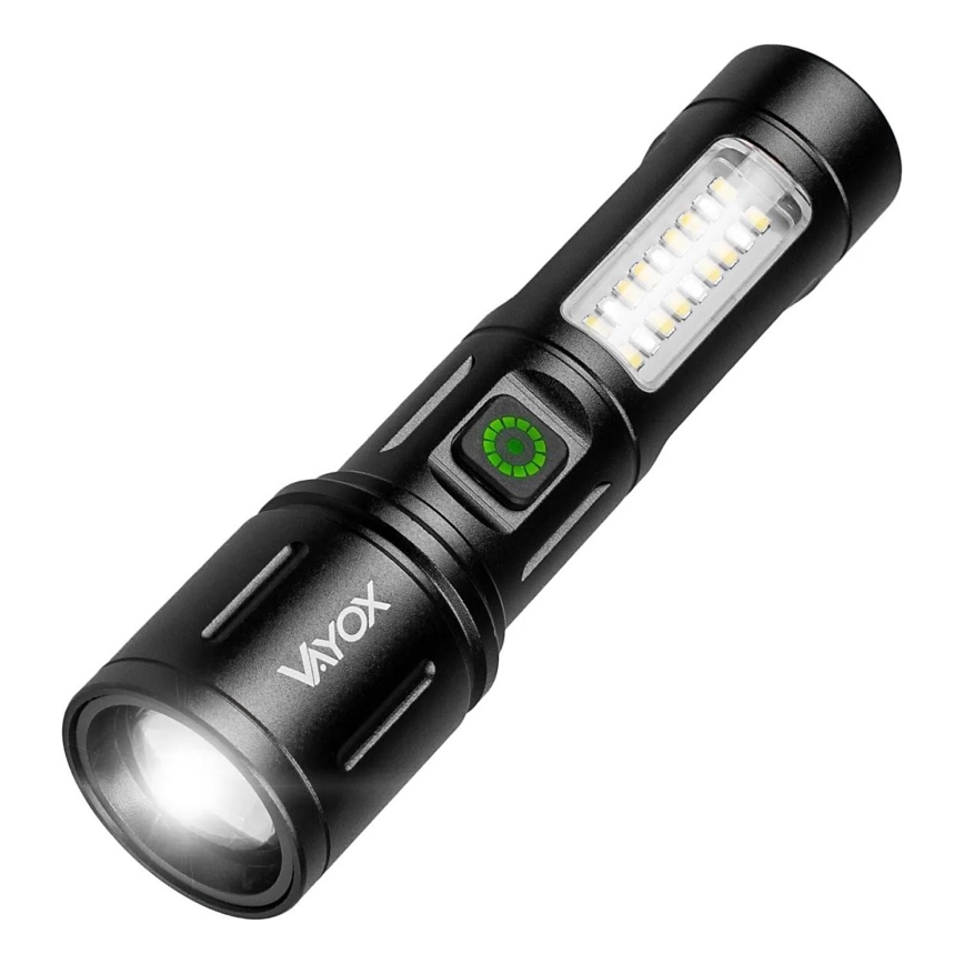 LED lommelygte dæmpbar og genopladelig LED/5W/5V IPX4 260 skinnende 2000 mAh