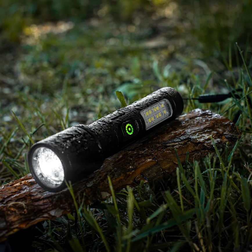 LED lommelygte dæmpbar og genopladelig LED/5W/5V IPX4 260 skinnende 2000 mAh