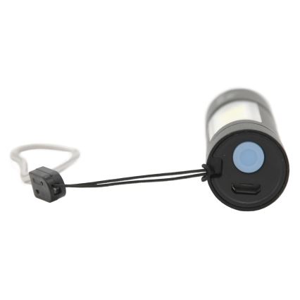LED lommelygte genopladelig LED/400 mAh sort