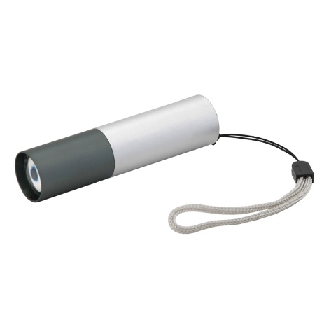 LED lommelygte LED/400 mAh hvid/grå
