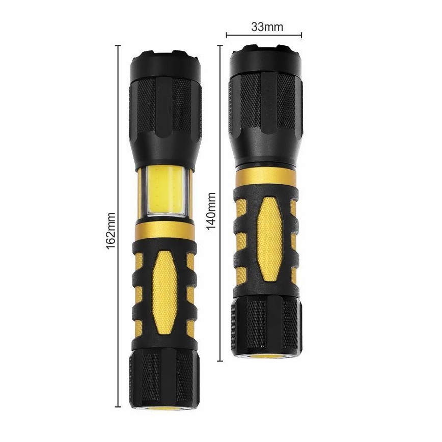 LED Lommelygte LED/5W/3xAAA