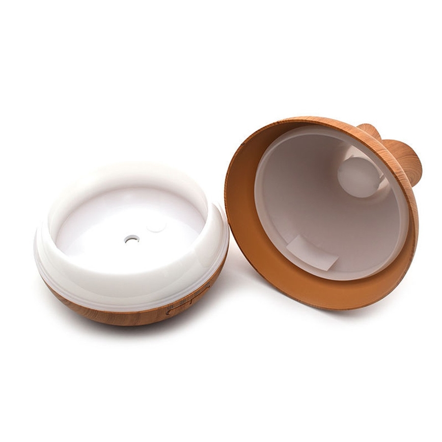 LED luftfugter og luftrenser RGB 400 ml