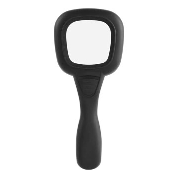 LED Lup 2,5xZOOM m. baglygte og UV-lys LED/UV/2xAAA
