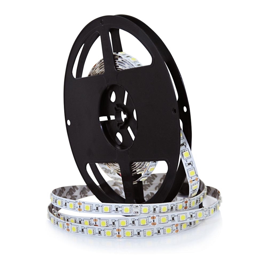 LED lysbånd 5 m LED/10W/12V IP20 hvid