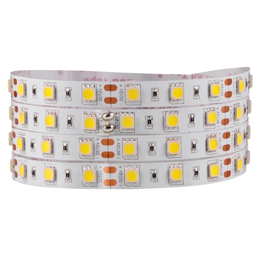 LED lysbånd 5 m LED/10W/12V IP20 hvid