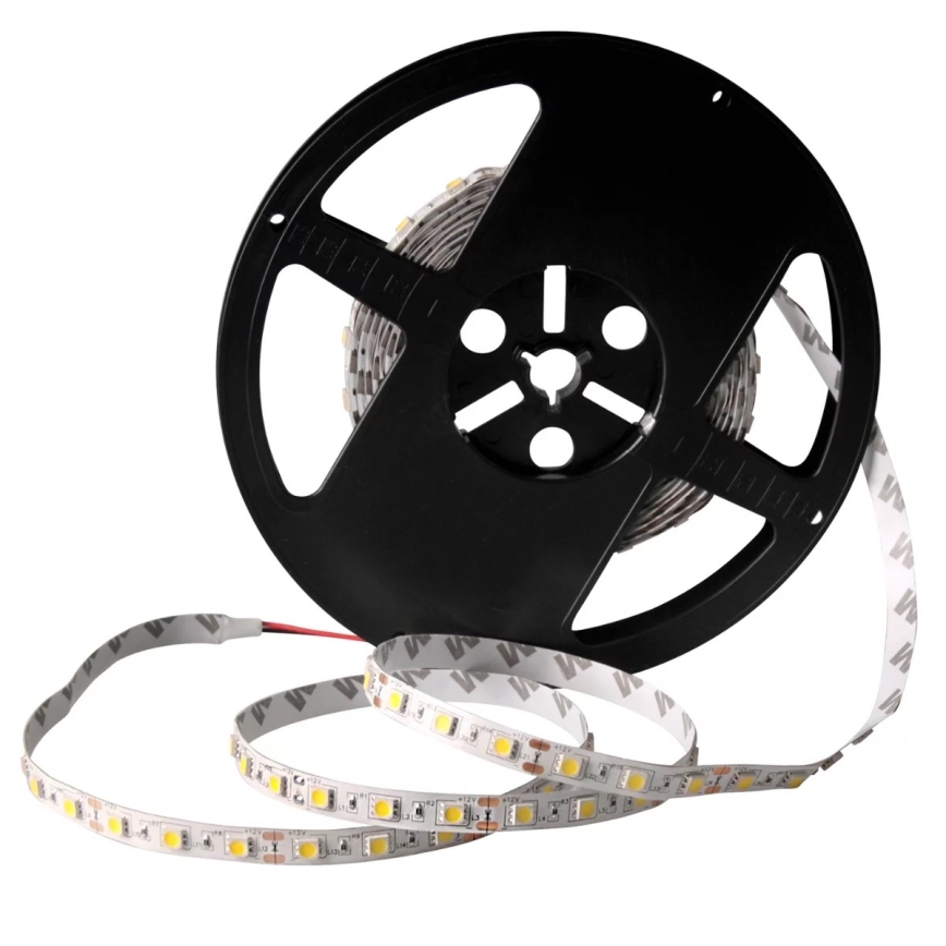 LED lysbånd 5 m LED/10W/12V IP20 hvid