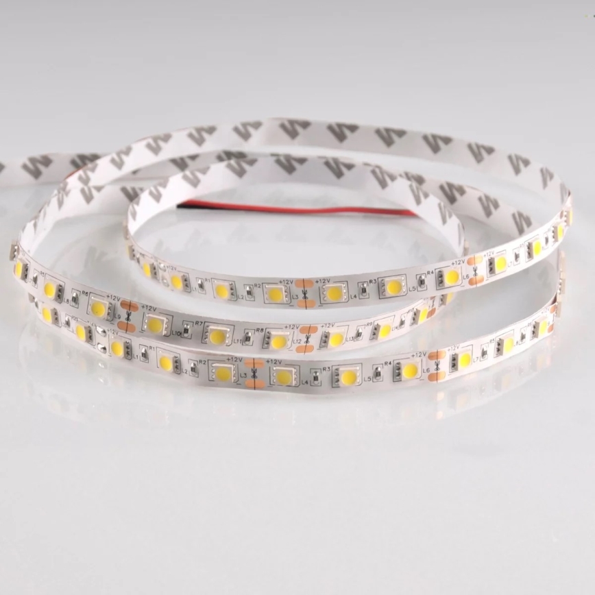 LED lysbånd 5 m LED/10W/12V IP20 hvid