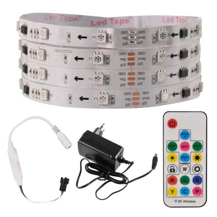 LED lysbånd dæmpbar RGG MAGIC 2 m LED/12W/230V + fjernbetjening