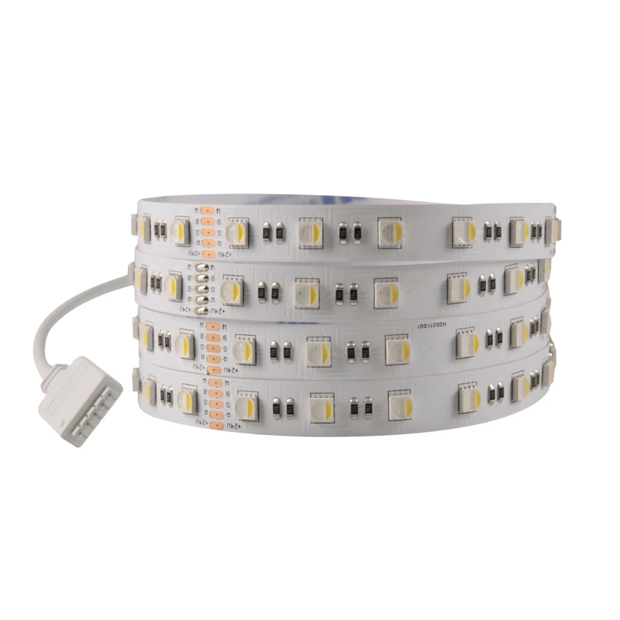 LED lysbånd dæmpbart RGBW-farver 3 m LED/22W/24/230V + fjernbetjening