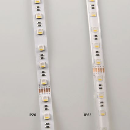 LED lysbånd dæmpbart RGBW-farver 3 m LED/22W/24/230V + fjernbetjening