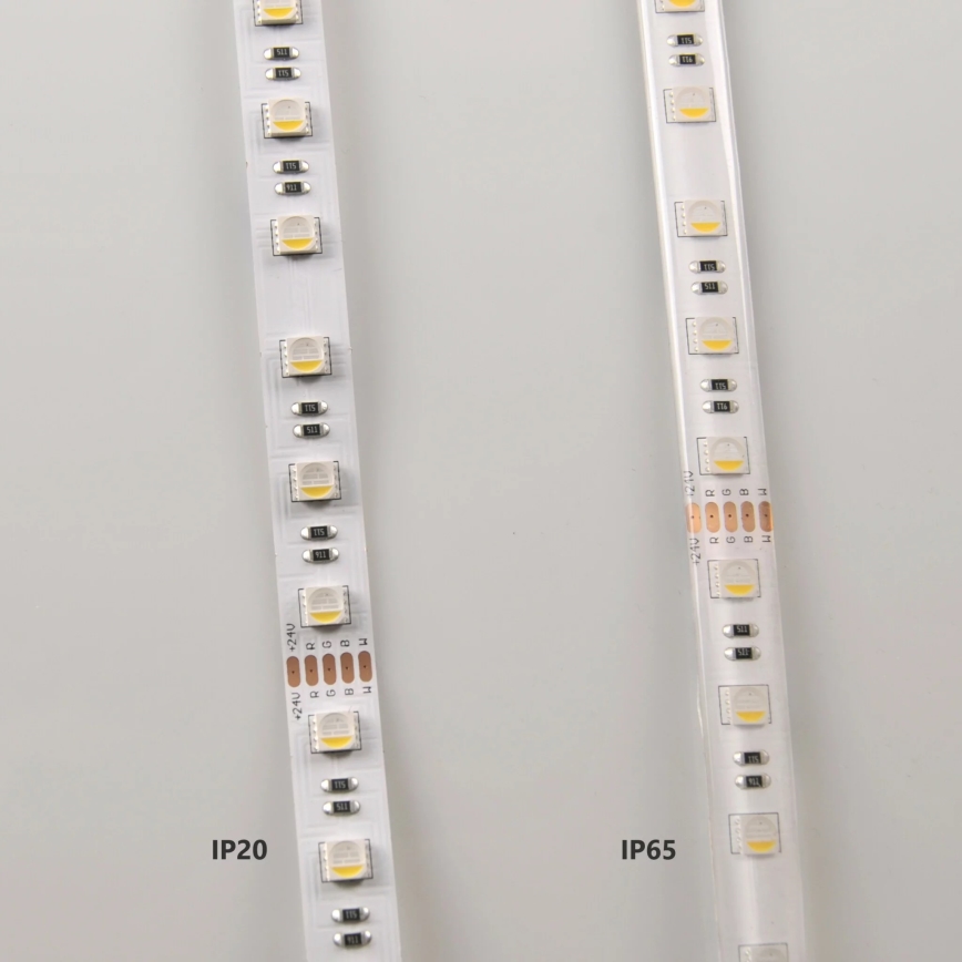 LED lysbånd dæmpbart RGBW-farver 3 m LED/22W/24/230V + fjernbetjening