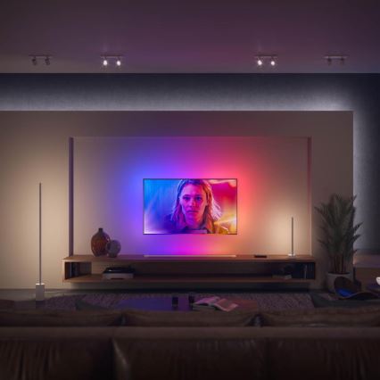 LED lysbånd dæmpbart RGBW-farver Philips Hue WHITE AND COLOR AMBIANCE LED/20W/230V 2 m