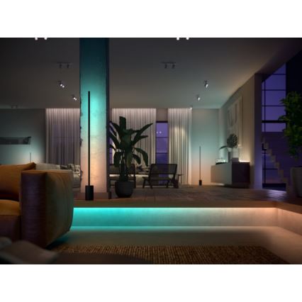 LED lysbånd dæmpbart RGBW-farver Philips Hue WHITE AND COLOR AMBIANCE LED/20W/230V 2 m