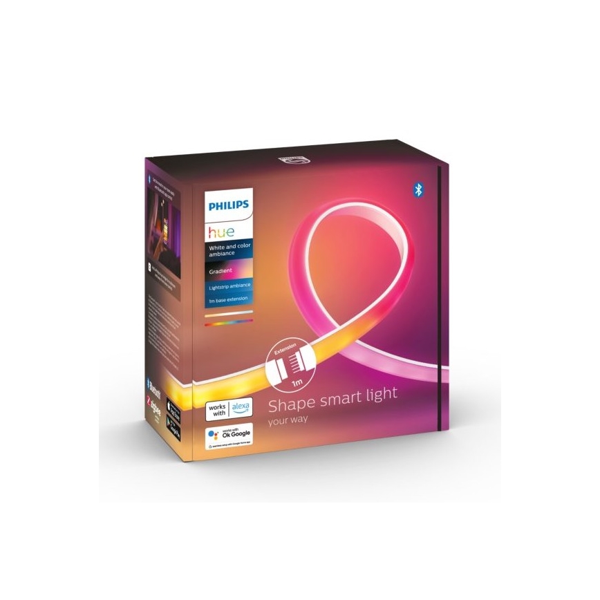 LED lysbånd extension sæt Philips Hue White And Color AmbianceLED/12,3W/230V 1 m