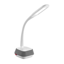 LED lysdæmper bordlampe med Bluetooth-højttaler a USB LED/18W/230V