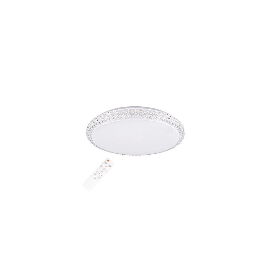 LED lysdæmper loftslampe CRUZ med fjernbetjening 1xLED/40W/230V 2000lm