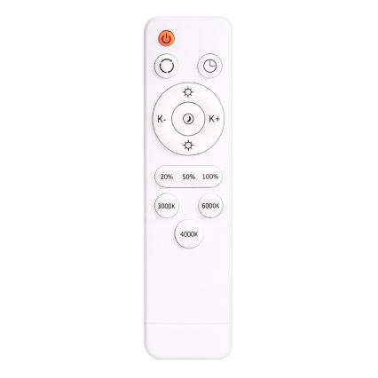 LED lysdæmper loftslampe PIRIUS LED/80W/230V + Fjernbetjening