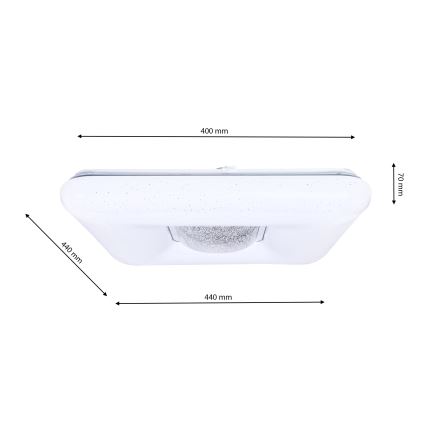 LED lysdæmper loftslampe YAX LED/24W/230V