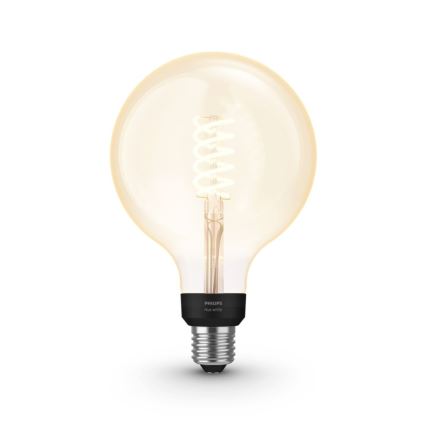 LED lysdæmper pære Philips Hue WHITE FILAMENT G125 E27/7W/230V 2100K