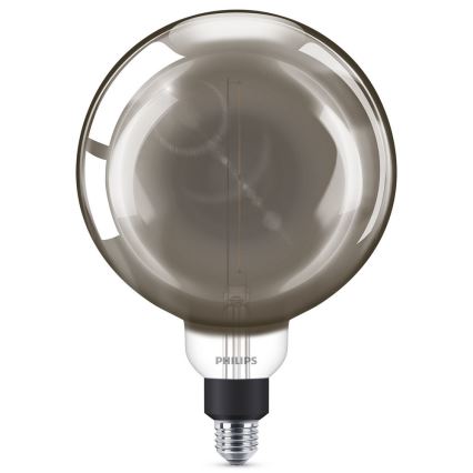 LED lysdæmper pære SMOKY VINTAGE Philips G200 E27/6,5W/230V 4000K