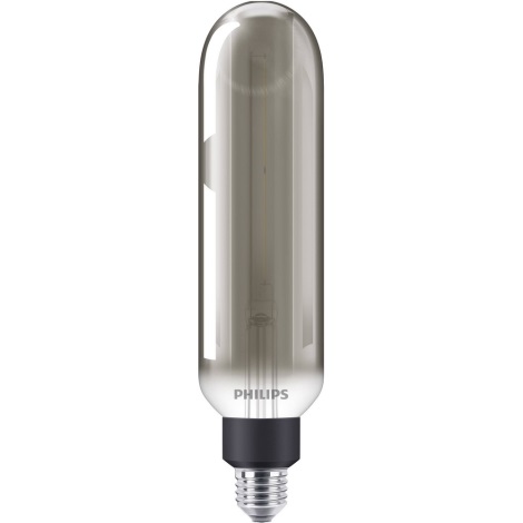 LED lysdæmper pære SMOKY VINTAGE Philips T65 E27/6,5W/230V 4000K