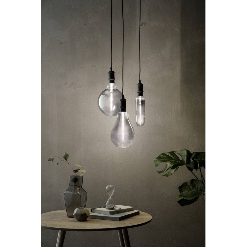 LED lysdæmper pære SMOKY VINTAGE Philips T65 E27/6,5W/230V 4000K