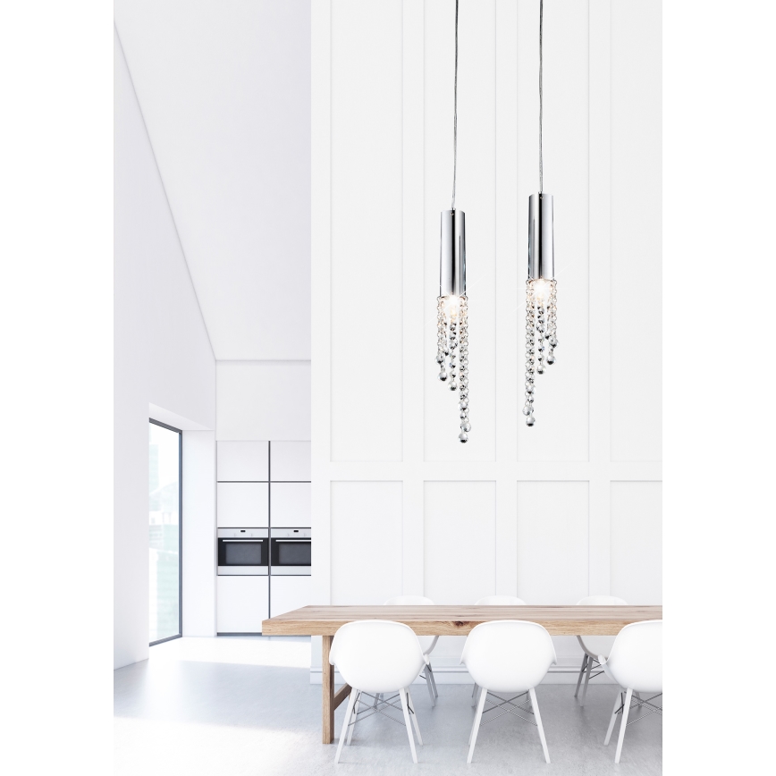 LED lysekrone i en snor DUERO 2xLED/3W/230V