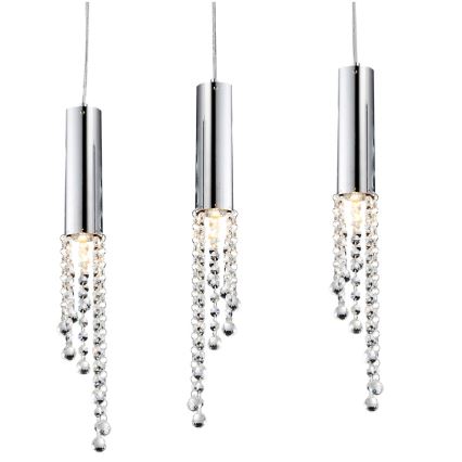 LED lysekrone i en snor DUERO 3xLED/3W/230V