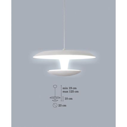 LED lysekrone i en snor FLY LED 1xLED/15W/230V