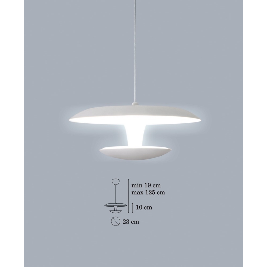 LED lysekrone i en snor FLY LED 1xLED/15W/230V