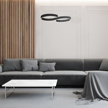 LED lysekrone i en snor INFINITY LED/50W/230V